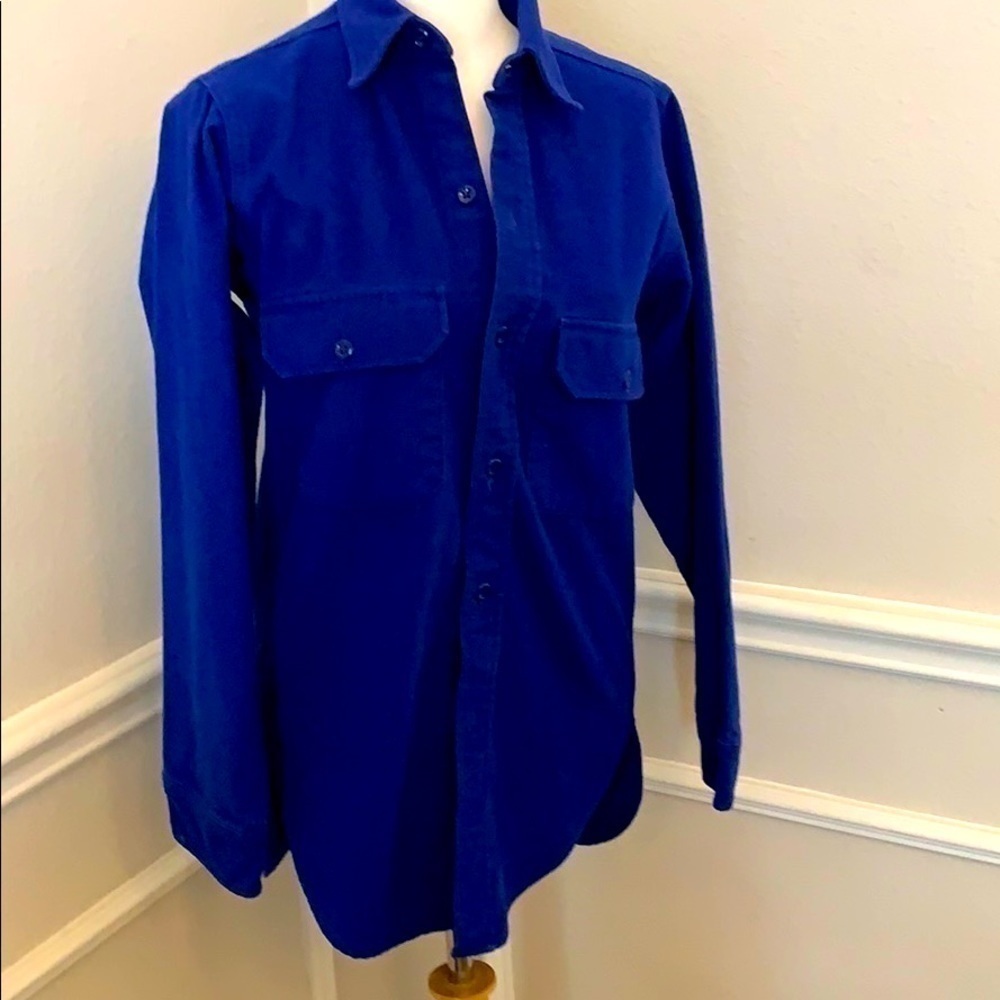 Woolrich Vintage Cobalt Made in USA Womens Small
